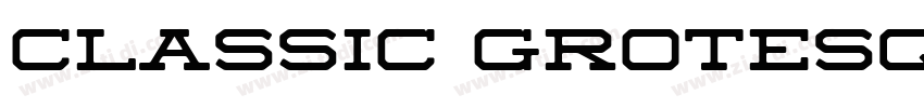 Classic Grotesque Co字体转换
